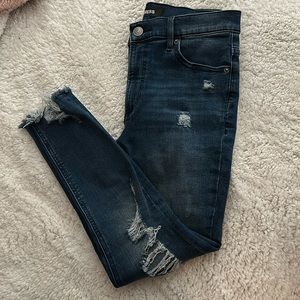Express ankle high rise jeans